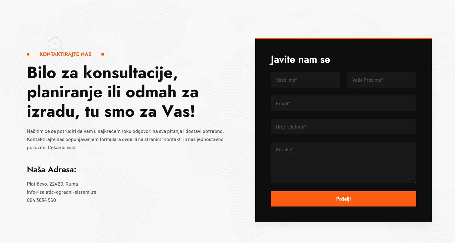 Kontakt forma